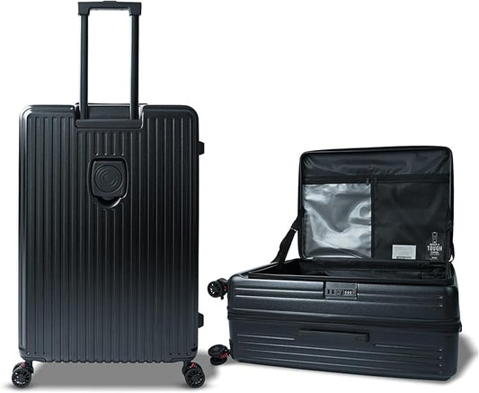 28 inch luggage with spinner wheels, large suitcases with wheels, Checked Luggage with Spinner wheels, Hard Shell Top-open Design Expandable Large Luggage with YKK zipper and 3-Year Warranty.