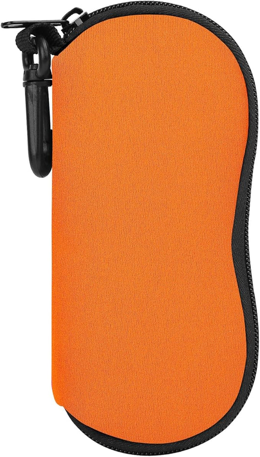 MoKo Sunglasses Soft Case Ultra Light Neoprene Zipper Eyeglass Case for Men Women