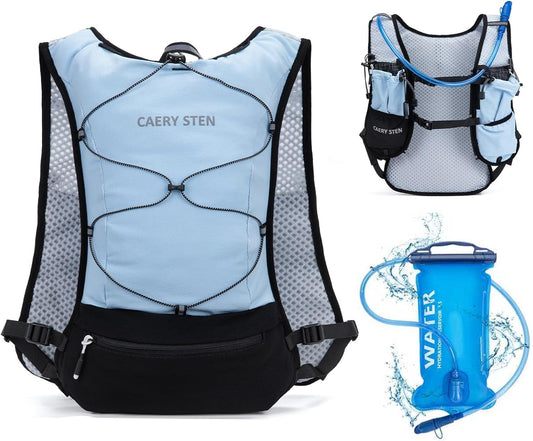 Hydration Backpack, Water Backpack, Women's Running Vest, Running Backpack with Water Bag, Lightweight Hiking Backpack, Men's Cycling Backpack