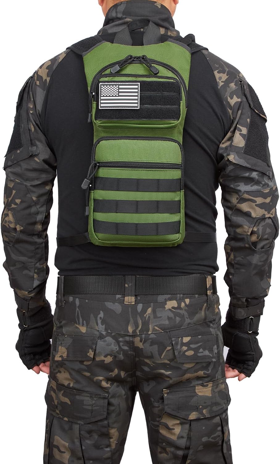 ATBP Insulated Hydration Pack Hiking Water Backpack Running Vest with 3L TPU Bladder Bag for Marathon Cycling Men