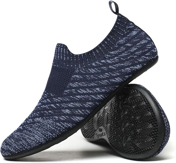 SLEVEL Lightweight Non Slip Travel Indoor Grip House Slipper Socks Unisex Adult Around The House Floor Home Shoes for Women Men