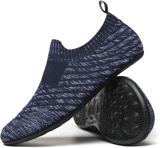 SLEVEL Lightweight Non Slip Travel Indoor Grip House Slipper Socks Unisex Adult Around The House Floor Home Shoes for Women Men