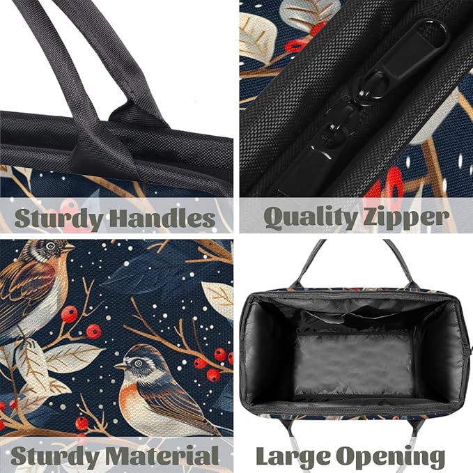 Farmhouse Birds Overnight Weekender Bag for Women Men Travel Duffel Bags Waterproof Luggage Carry on Sports Yoga Gym Bag