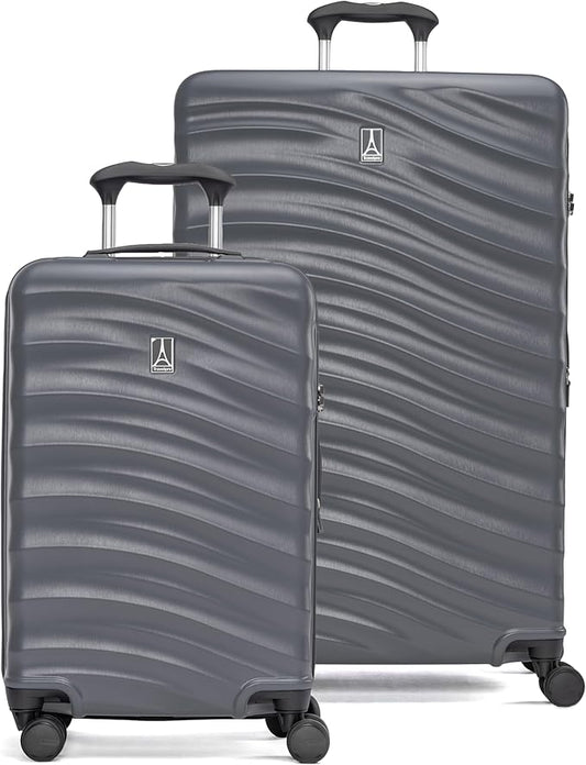 Travelpro Maxlite Air V2 Hardside Expandable Luggage, 8 Spinner Wheels, Lightweight Hard Shell, TSA lock, Shadow Grey, 2-Piece Set (20/28)