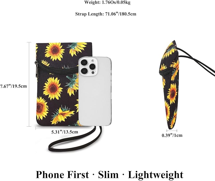 Small Crossbody Women Cell Phone Purse Wallet Bag With Shoulder Strap