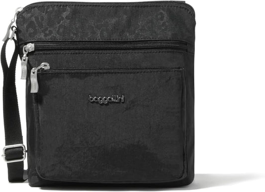 Baggallini Pocket Crossbody Bags for Women 8x8 Small Lightweight Durable Water-resistant Travel Purse W/Rfid