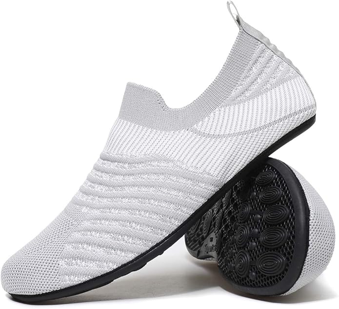 ditont Non-Slip Indoor House Slippers Lightweight Comfortable Grip House Home Shoes for Men Women