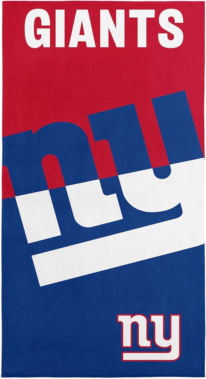 Northwest NFL Oversized Microfiber Beach Towel, 60 x 70 Inches – Quick Dry, Sand Resistant, Lightweight, Highly Absorbent, Shibori Design