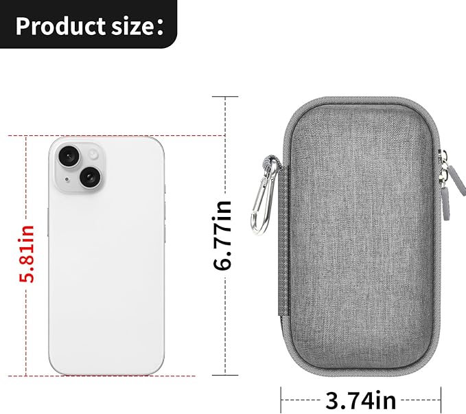 Travel Sunglass Organizer Case for Quay Polarized Sunglasses Men Women, Trendy Glasses Storage Box (Bag Only)