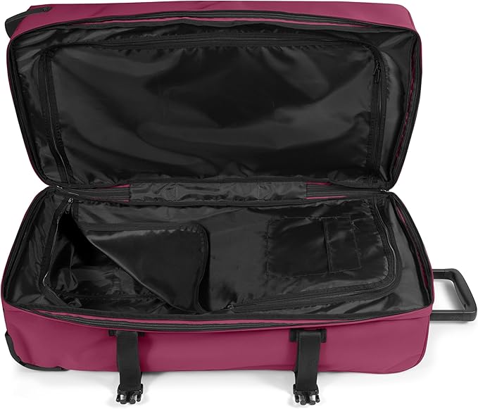 EASTPAK Tranverz L – 121L Medium Wheeled Luggage with Dual Compartments, TSA Lock, Compression Straps & Smooth-Wheeling System, Wine Burgundy