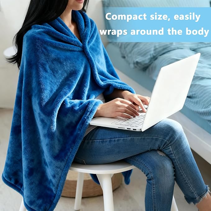 Ponchos for Women, Comfy Wearable Blanket, Gifts for People Who are Always Cold, Winter Shawl for Home, Office, Travel
