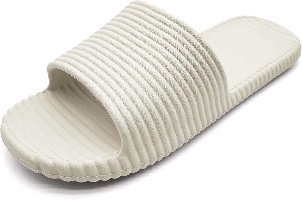 Quick Drying Shower Slippers For Women And Men Lightweight Open-toe EVA Non-Slip Slides Sandals Indoor And Outdoor Slipper For Bathroom,Spa,Pool,Gym,Beach