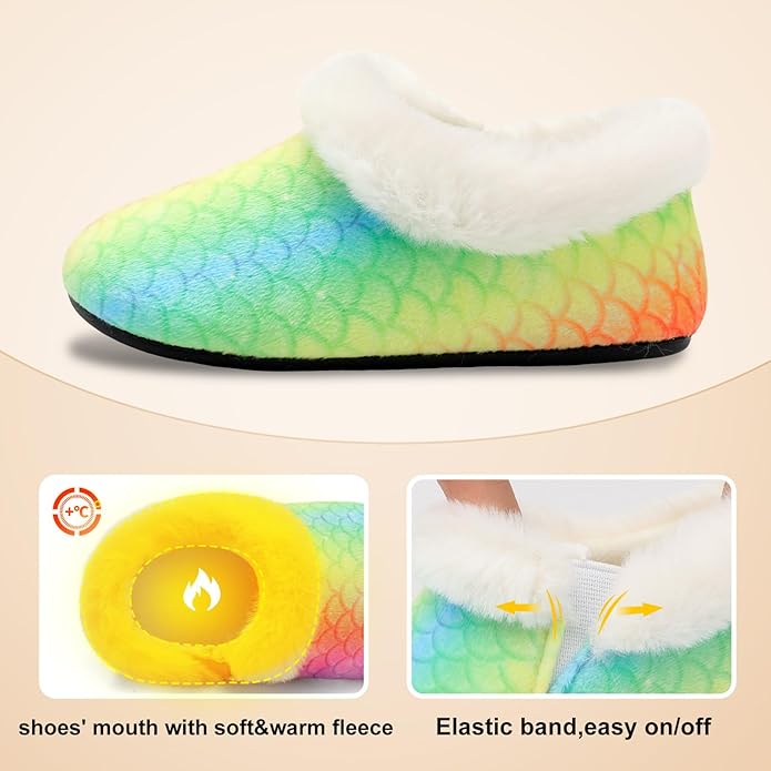 Centipede Demon Toddler Slippers for Boys Girls Slip on Kids Baby Toddlers House Shoes Lightweight Barefoot Furry Sock Shoes Indoor Outdoor Warm Walking Shoes