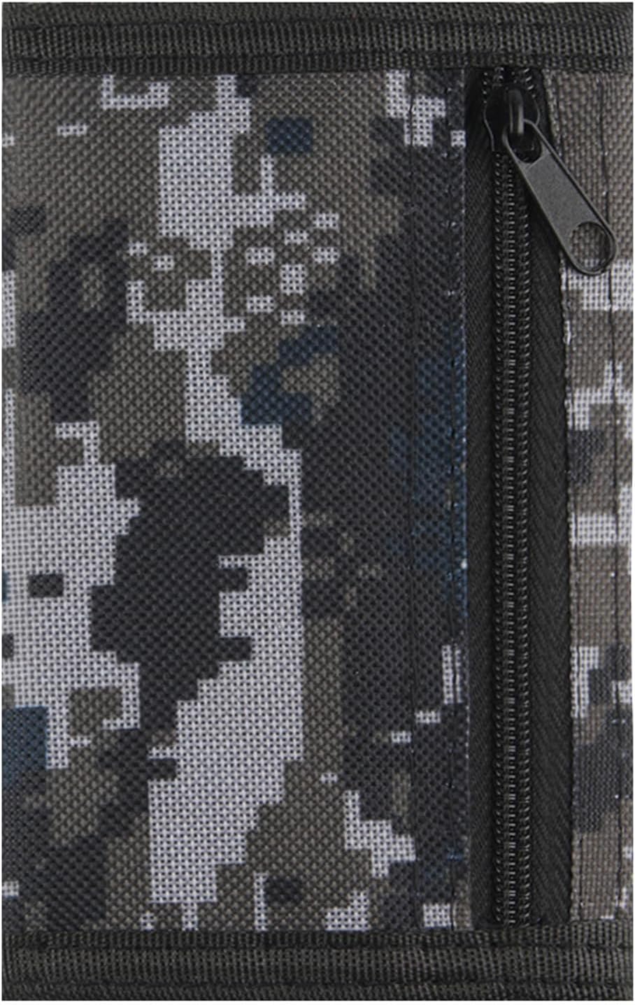 NEICY RFID Blocking Canvas Wallet for Men and Women - Camo Trifold Outdoor Sports Wallets with Magic Sticker for Teen Kids (Mosaic02)