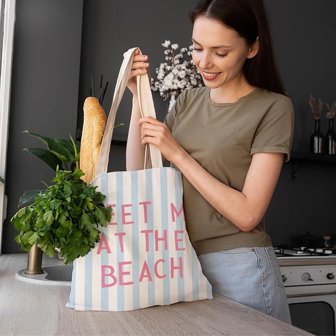 FBB Ocaen Beachy Ocean Sea Fish Reusable Grocery Shopping Bag