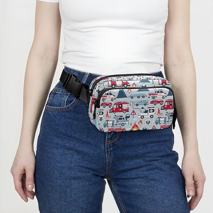 Kawaii Planets Stars Universe Fanny Pack for Women Men Water Resistant Fashion Waist Packs with Adjustable Strap Belt Bag for Travel Workout Jogging Hiking 21219352