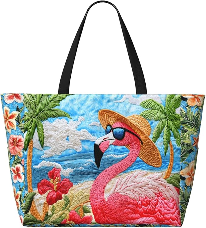 Extra Large Beach Bags For Women, Waterproof Beach Totes Bags For Women, Lightweight Foldable Pool Bag With Zipper