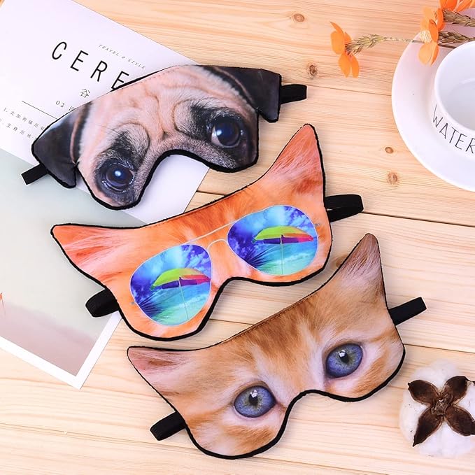 HXINFU Happy Birthday Sleeping Eye Mask Cute Sleep Mask Girls Birthday Gift