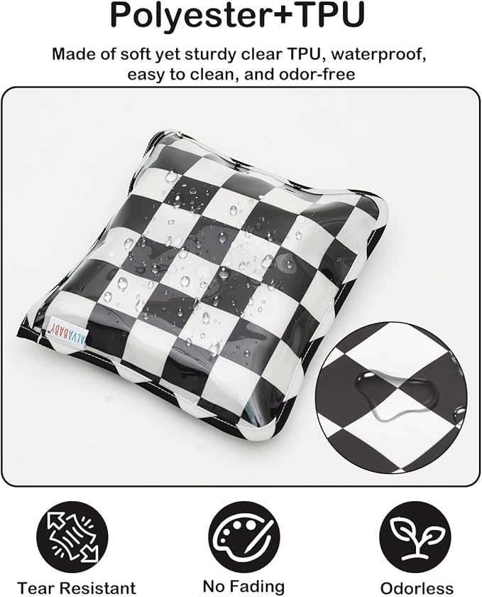 ALVA Diaper Bag Pouches | 3pcs Mess-Proof Travel Toiletry | TSA Approved Toiletry Bag | Cosmetic Makeup Bag Diaper Organizer for Baby and Mom Essentials