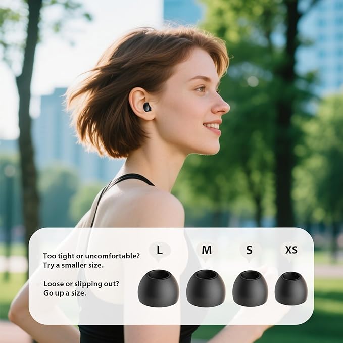 Adhiper Ear Plugs,Silicone Noise-Reducing Earplugs for Sleep,Travel,Concerts,Shooting Guns,Work,DJs,Nightlife,Swimming,Surfing,Snorkeling,Showering,Water Pool,Beach,Ocean,Sports(Black)