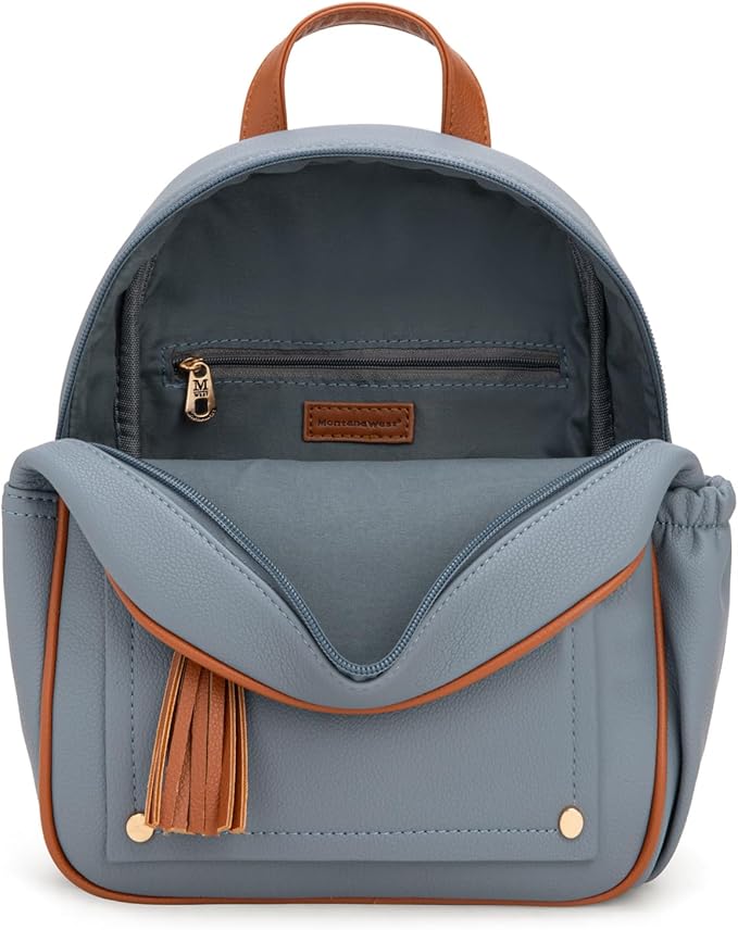 Montana West Mini Backpack Purse for Women Anti Theft Backpacks with Secured Zipper and Tassel