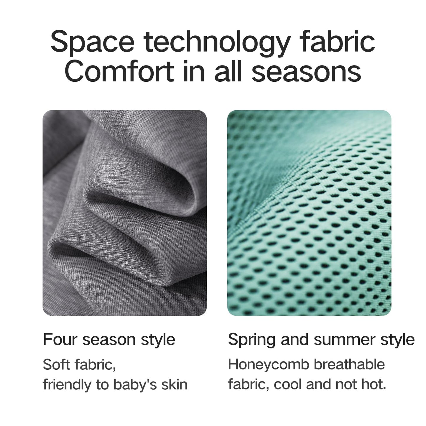 Baby Carrier Newborn to Toddler,Newborn Carrier(7-25lbs) with Head Support, Cozy Baby Wrap Carrier, with Hook&Loop for Easily Adjustable, Soft Fabric (Breathable Black) (All-Black)