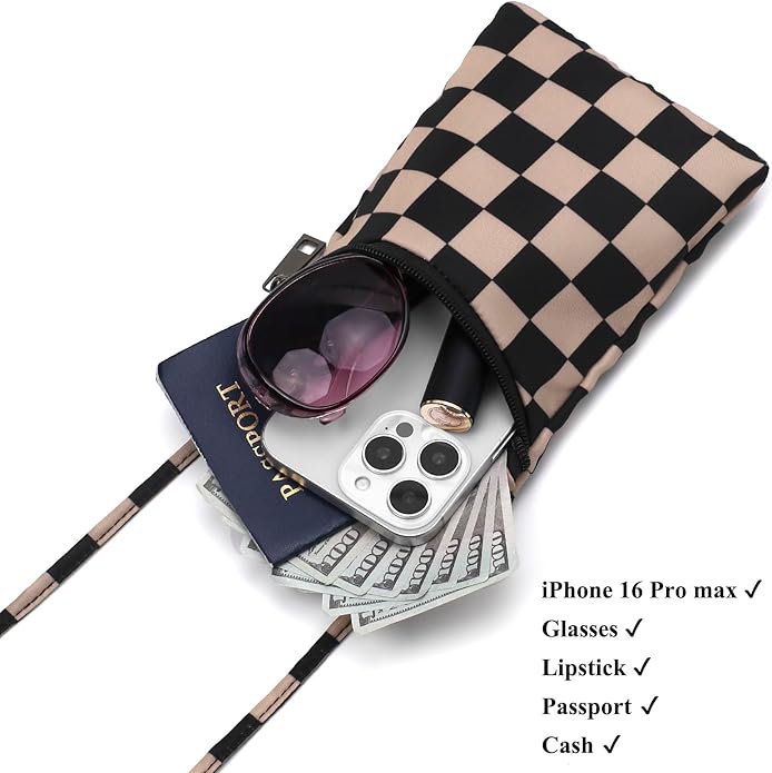 Small Crossbody Women Cell Phone Purse Wallet Bag With Shoulder Strap