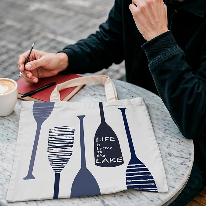 FBB Ocaen Beachy Ocean Sea Fish Reusable Grocery Shopping Bag