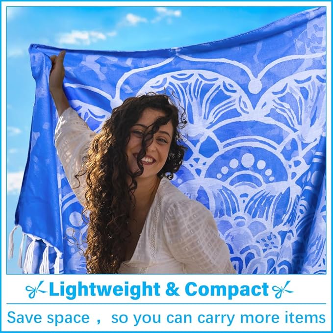Oversized Turkish Beach Towel Blanket XXL Cotton Sandproof Towels Boho Woven Extra Large Big Sand Free Giant Throw Blankets Huge Quilt XL Picnic Camping Necessities Cloud for Adult Gifts