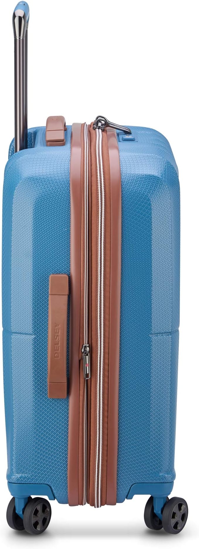 DELSEY PARIS St. Tropez Hardside Expandable Luggage with Spinner Wheels, Baltic Blue, Carry-on 21 Inch