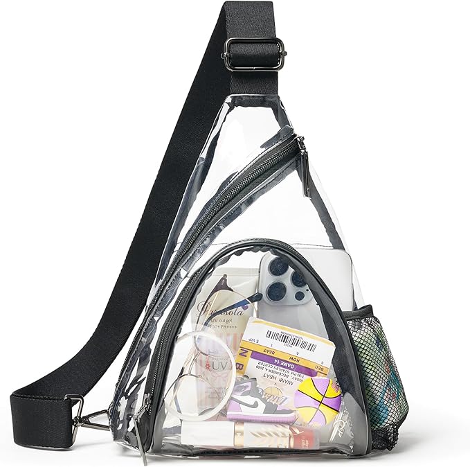 7L Sling Bag For Women Men Backpack Fanny Pack Crossbody Chest Travel Shoulder Belt Bags Purse Handbag PU Leather