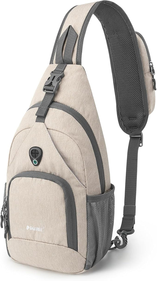 G4Free RFID Sling Bag Crossbody Backpack Small Chest Shoulder Bag Hiking Outdoor
