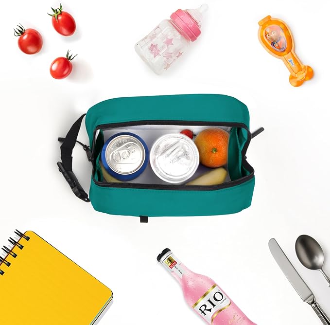 Cerbonny Small Cooler Bag Freezable Lunch Bag for Work School Travel,Leak-Proof Small Lunch Bag for Adults,Freezer Lunch Bags,Freezable Snack Bag Fit for Yogurt