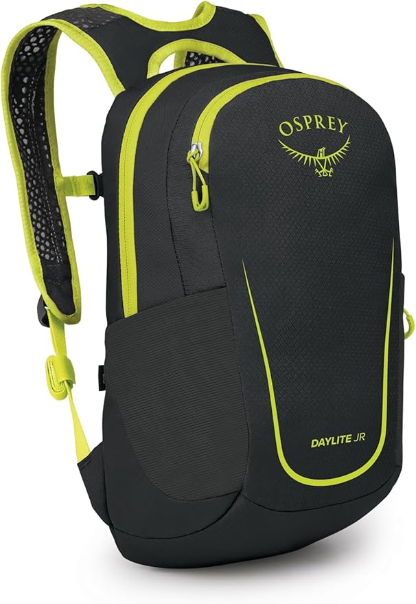 Osprey Daylite Jr. Kids' Commuter Backpack, Black/Lemongrass