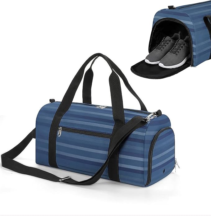 Gym Bag for Men & Women Duffle Bag for Travel Sports Carry on Weekender Fitness Overnight with Shoe Compartment