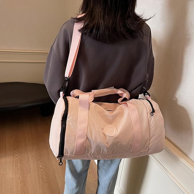 Large Capacity Gym Travel Bags with Separate Shoe Compartment and Wet Dry Pockets for Outdoor Sports Fitness Trip
