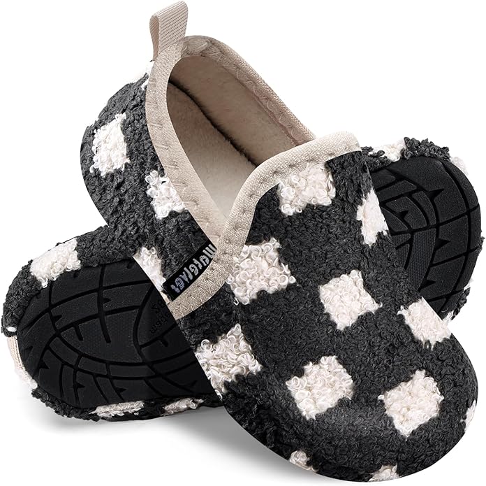 WateLves Kids Toddler Slippers Girls Boys Slip on House Shoes Lightweight Anti Slip Sock Slippers Winter Indoor Outdoor Walking Shoes