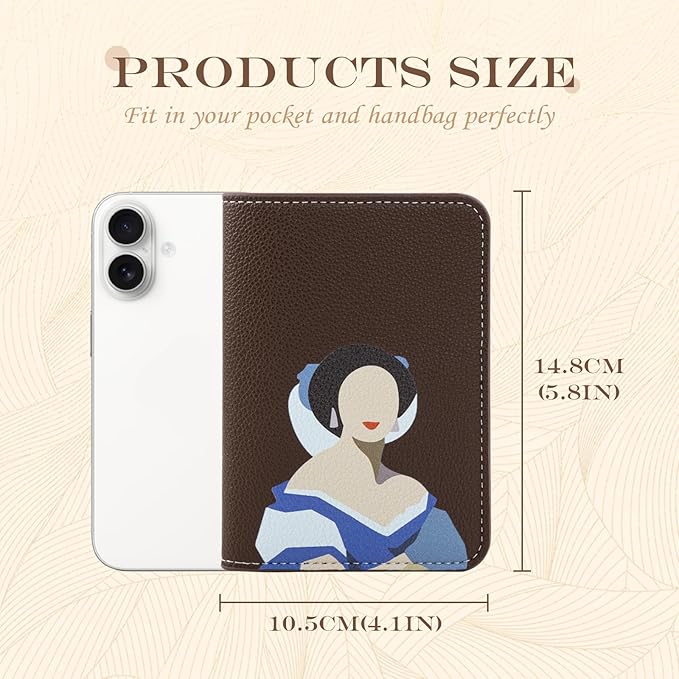 Lychii Passport Holder, Slim Passport Cover Travel Wallet with RFID Blocking, PU Leather Protector Pouch Protective Case for Passports, Boarding Pass, ID Cards