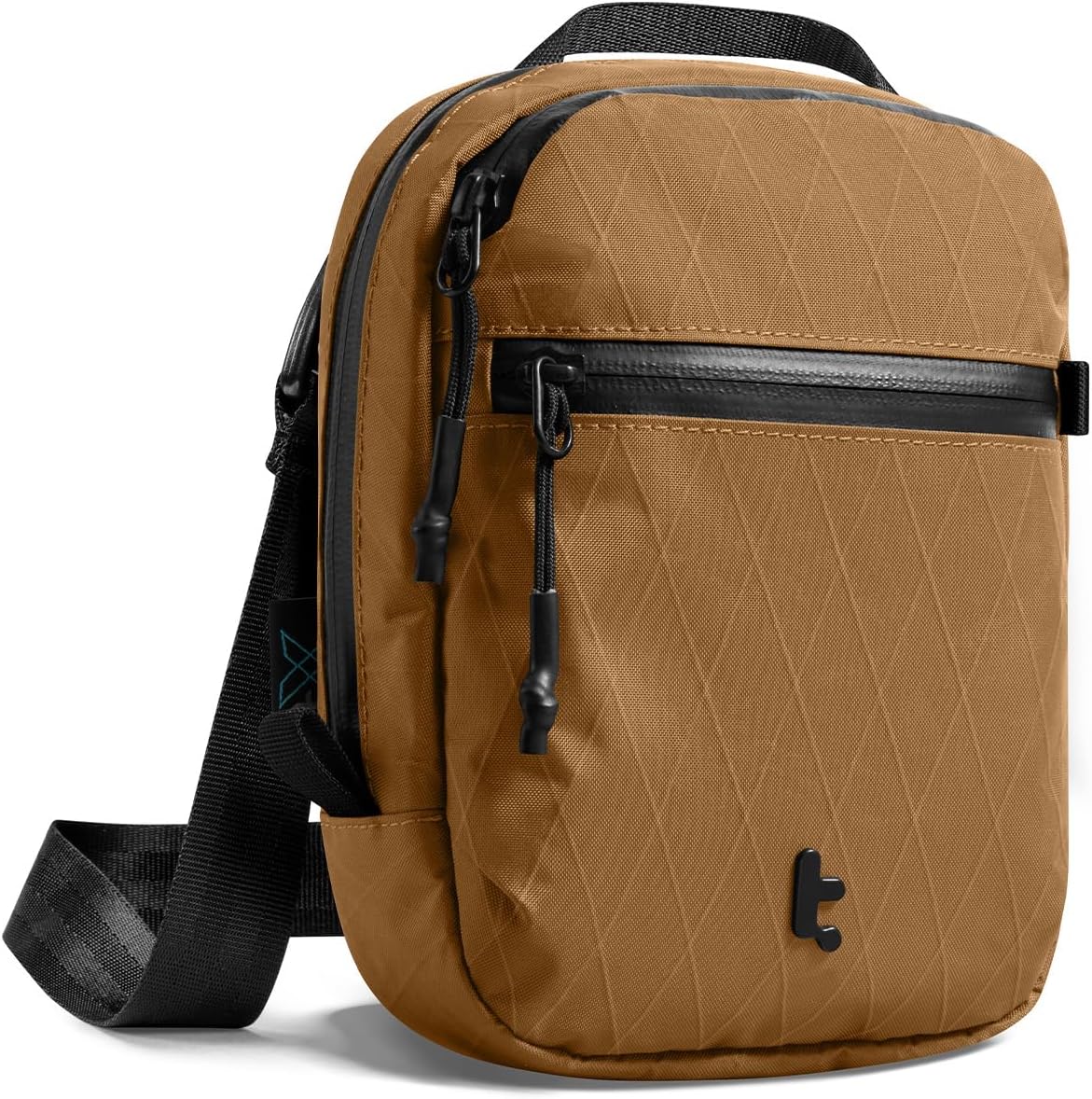 tomtoc Aviator-T37 X-Pac Travel Crossbody RFID Blocking Bag, Holds 4-6 Passports with Anti-theft Lockable Zippers, Multiple Pockets for Cards & Documents – Organizer for Daily Use