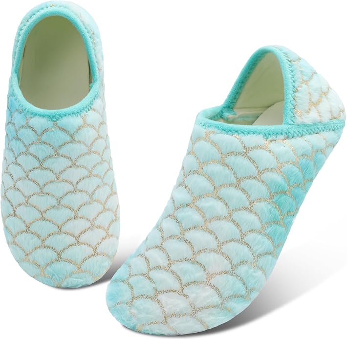 Scurtain Unisex Adults Rubber Sole Slippers
