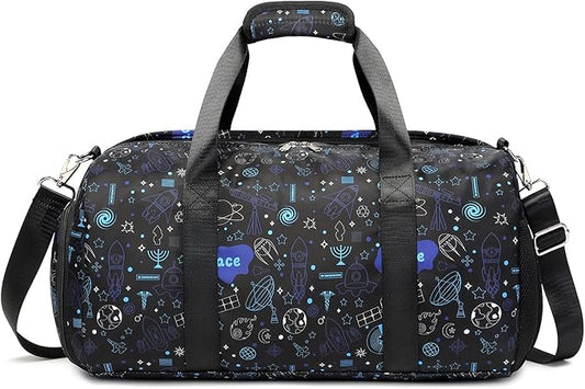 Dance Bags for Teens - Duffle Overnight Sports Gymnastics Gym Weekender Travel Carry On Bag with Shoe Compartment for Teen Boys