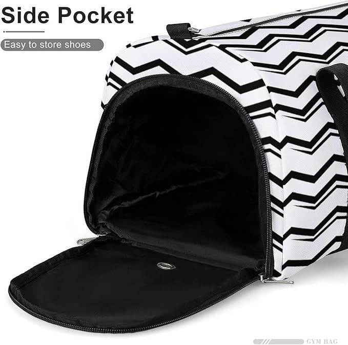 Gym Bag for Men & Women with Shoe Compartment Duffle Bag for Travel Sports Weekender Fitness Overnight Large