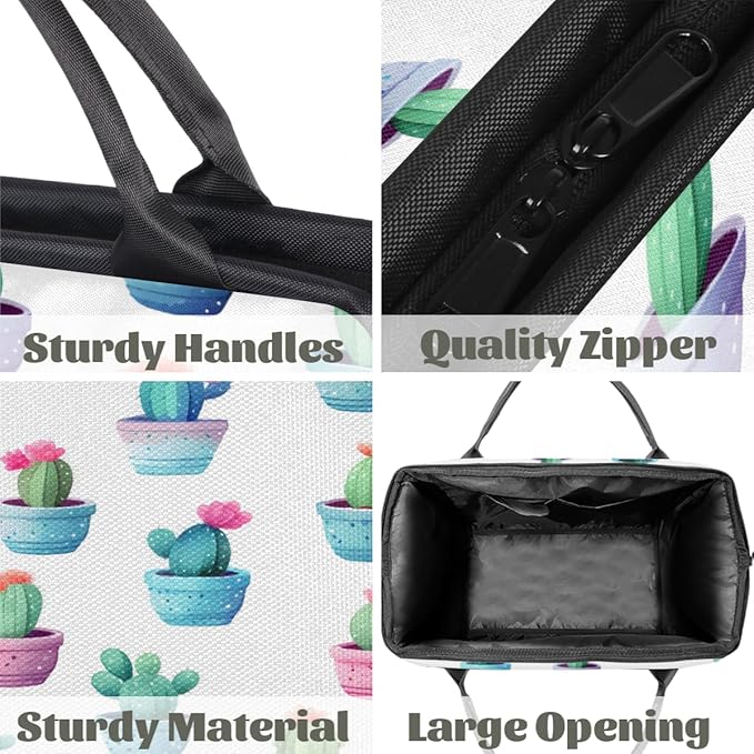 Cactus Overnight Weekender Bag for Women Men Travel Duffel Bags Waterproof Luggage Carry on Sports Yoga Gym Bag