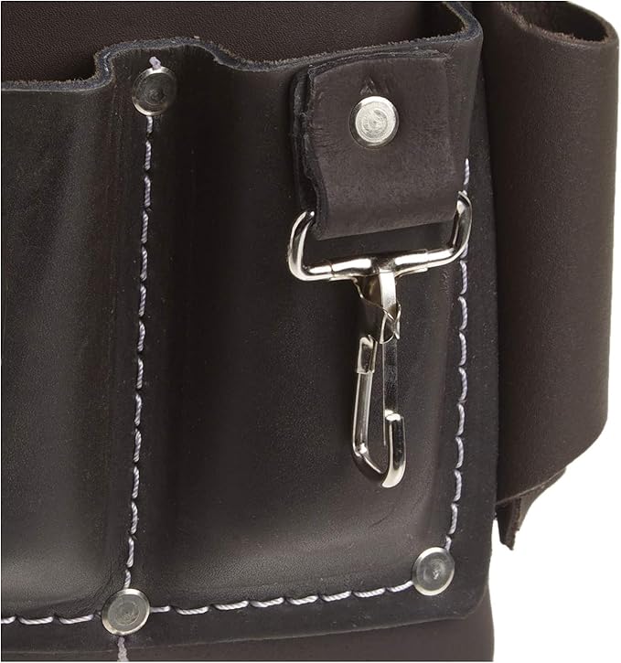 McGuire-Nicholas 526-CC Brown Professional Electrician'S Pouch, oil tanned leather