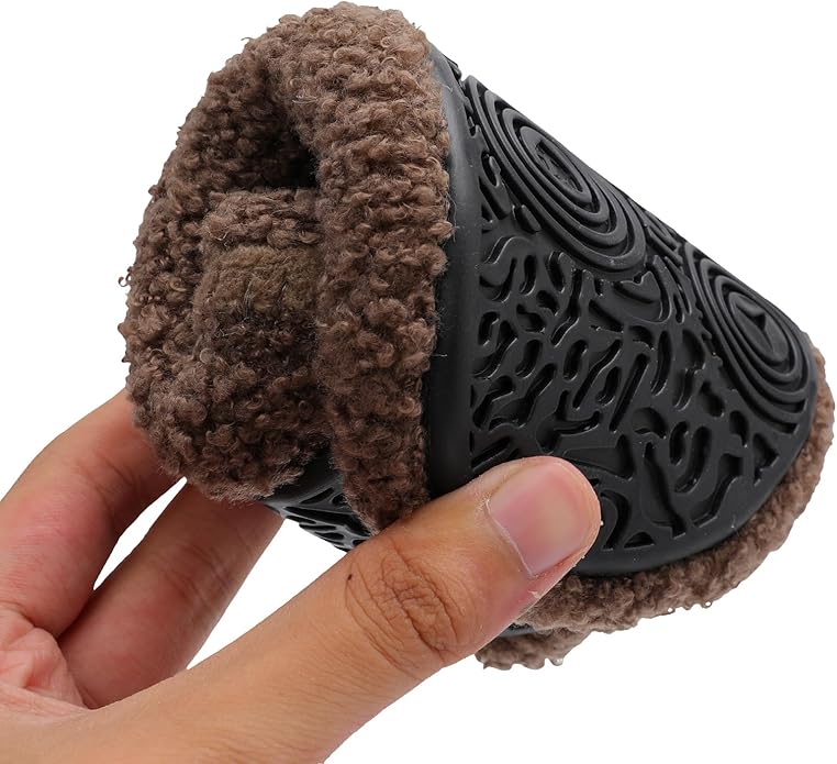 Scurtain Unisex Adults Rubber Sole Slippers