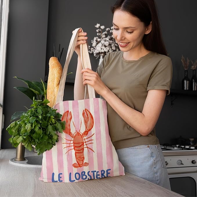 FBB Ocaen Beachy Ocean Sea Fish Reusable Grocery Shopping Bag