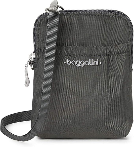 Baggallini Bryant Pouch Small Crossbody Bag for Women - Phone Purse with Crossbody Strap - Lightweight Crossbody Pouch