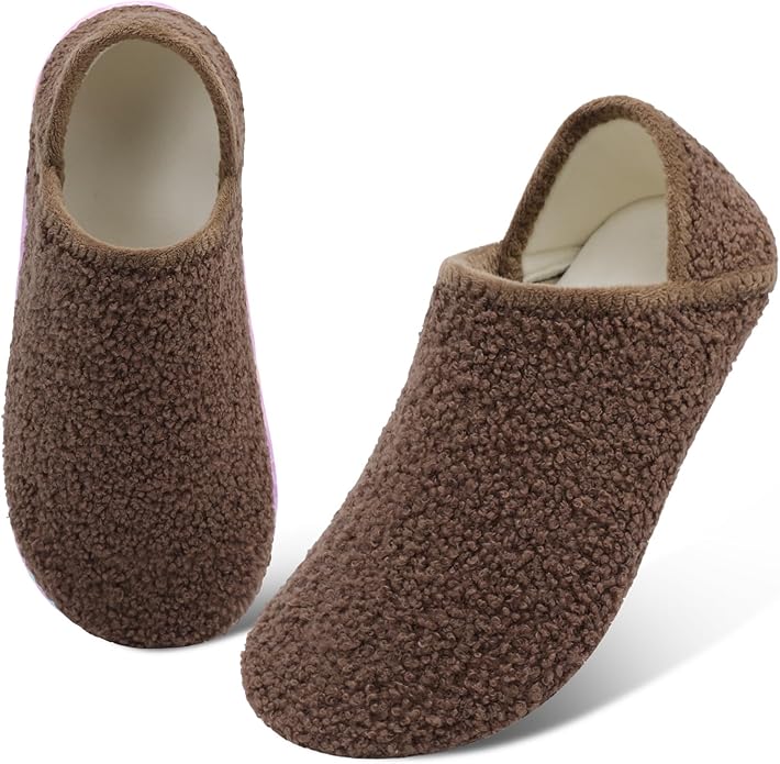 Scurtain Unisex Adults Rubber Sole Slippers