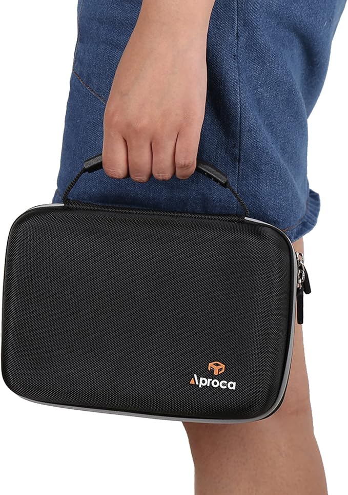 Aproca Case Compatible with Canon EOS Rebel T7, R50, R6 Mark II, R100, R50 V, R8, T6, R10, SL3, R5 Mark II, 5D Mark IV, R7, 90D, R5, T100 Camera, Portable Bag for Accessories (Case Only)