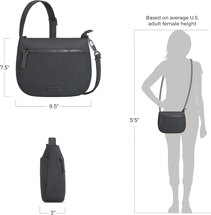 Travelon Anti-Theft Metro Saddle Crossbody